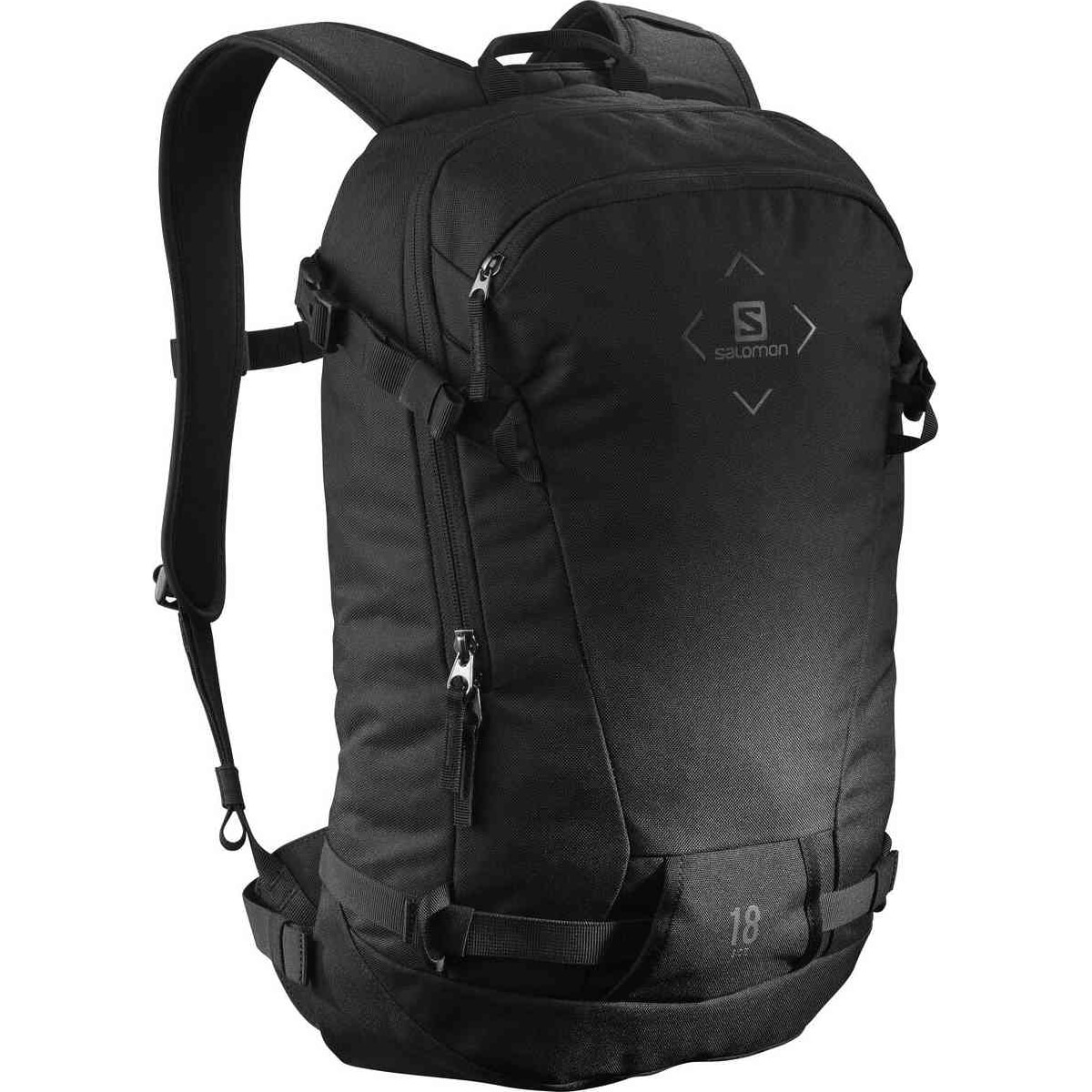 Rucsac sport Salomon Side 18, 18 litri, unisex, Negru