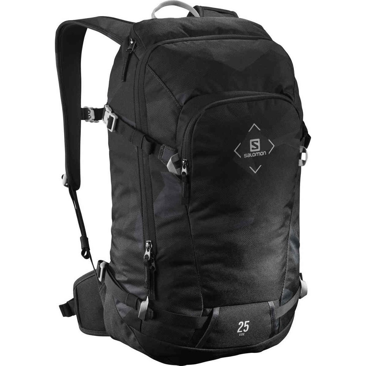 Rucsac sport Salomon Side 25, 25 litri, unisex, Black/Ebony