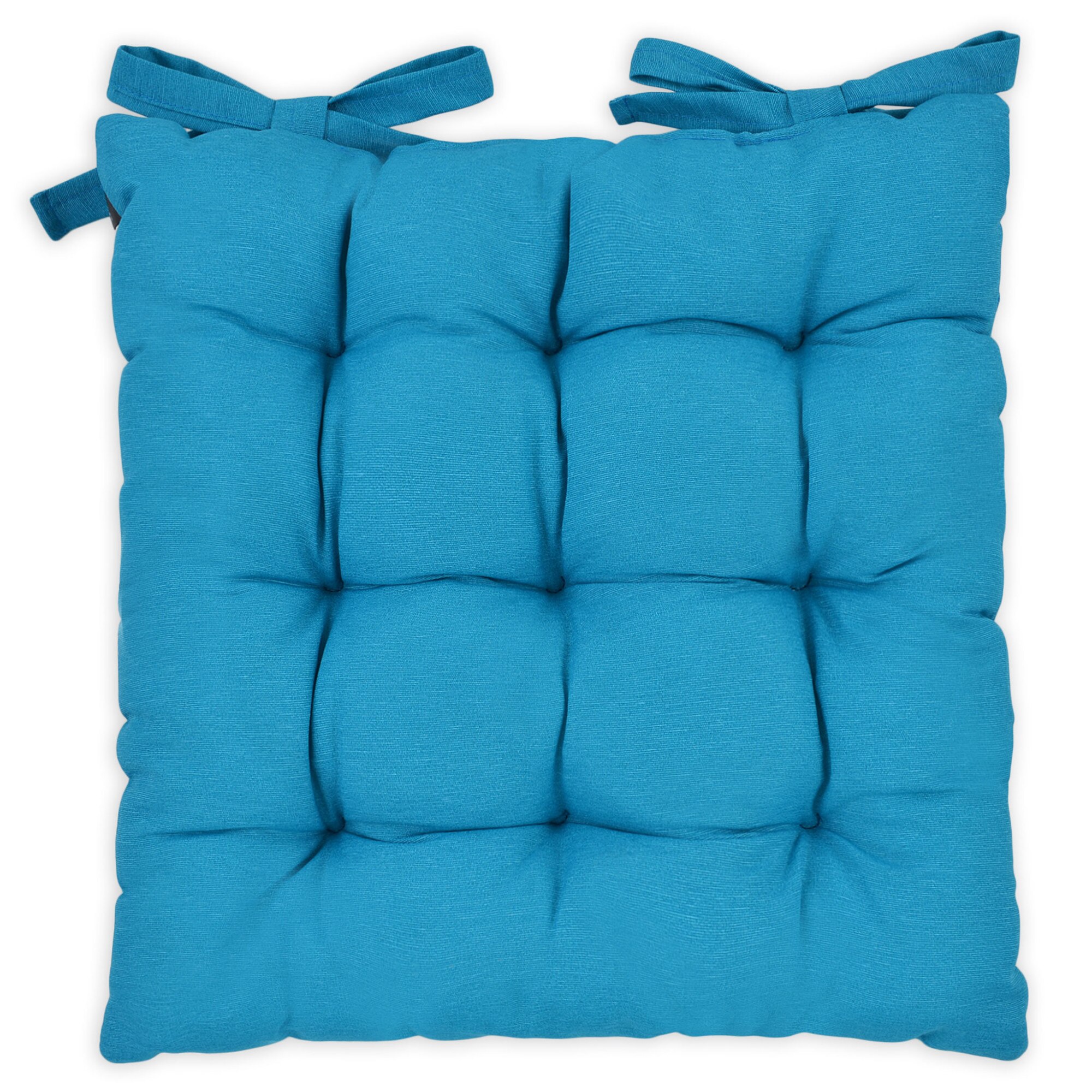 Perna patrata scaun de gradina/terasa Maison Mex PANAMA AQUA L 46 l 46 bleu