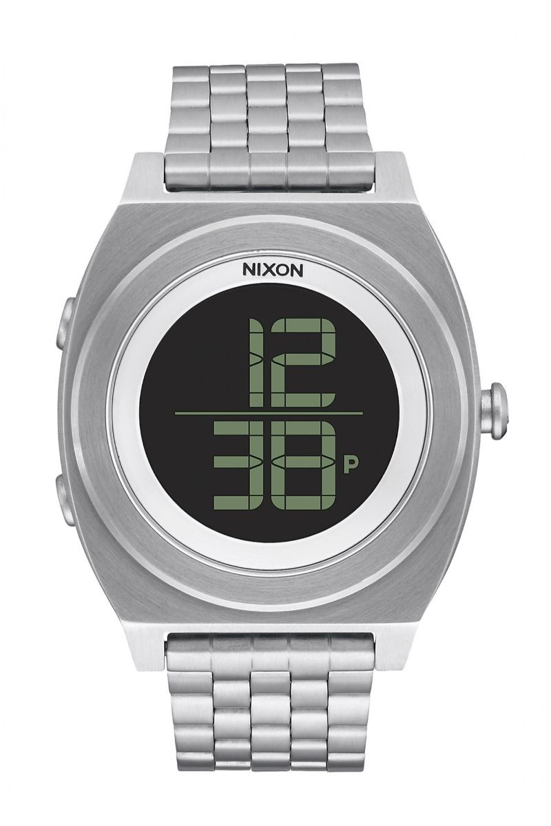 Ceas barbatesc Nixon, A948000, Argintiu
