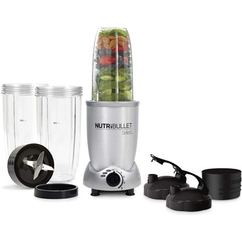 Blender Nutribullet N9C-0928, 1000 W, 0.9 l, 5 Viteze, Accesorii, Argintiu Blender Nutribullet N9C-0928, 1000 W, 0.9 l, 5 Viteze, Accesorii, Argintiu