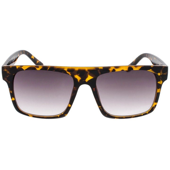 Férfi napszemüveg, Icon szemüveg, Kush modell, fekete/arany, színátmenetes lila lencse