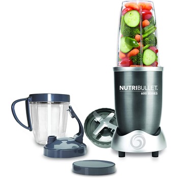 Blender Magic Bullet Nutribullet NBR-0928-M, 600 W, 0.9 l, 1 Viteza, Accesorii, Gri Blender Magic Bullet Nutribullet NBR-0928-M, 600 W, 0.9 l, 1 Viteza, Accesorii, Gri