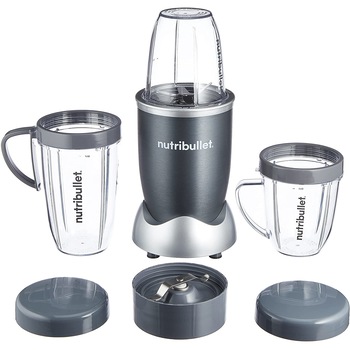 Blender Magic Bullet Nutribullet NBR-1240M, 600 W, 0.6 l, 1 Viteza, Accesorii, Gri Blender Magic Bullet Nutribullet NBR-1240M, 600 W, 0.6 l, 1 Viteza, Accesorii, Gri