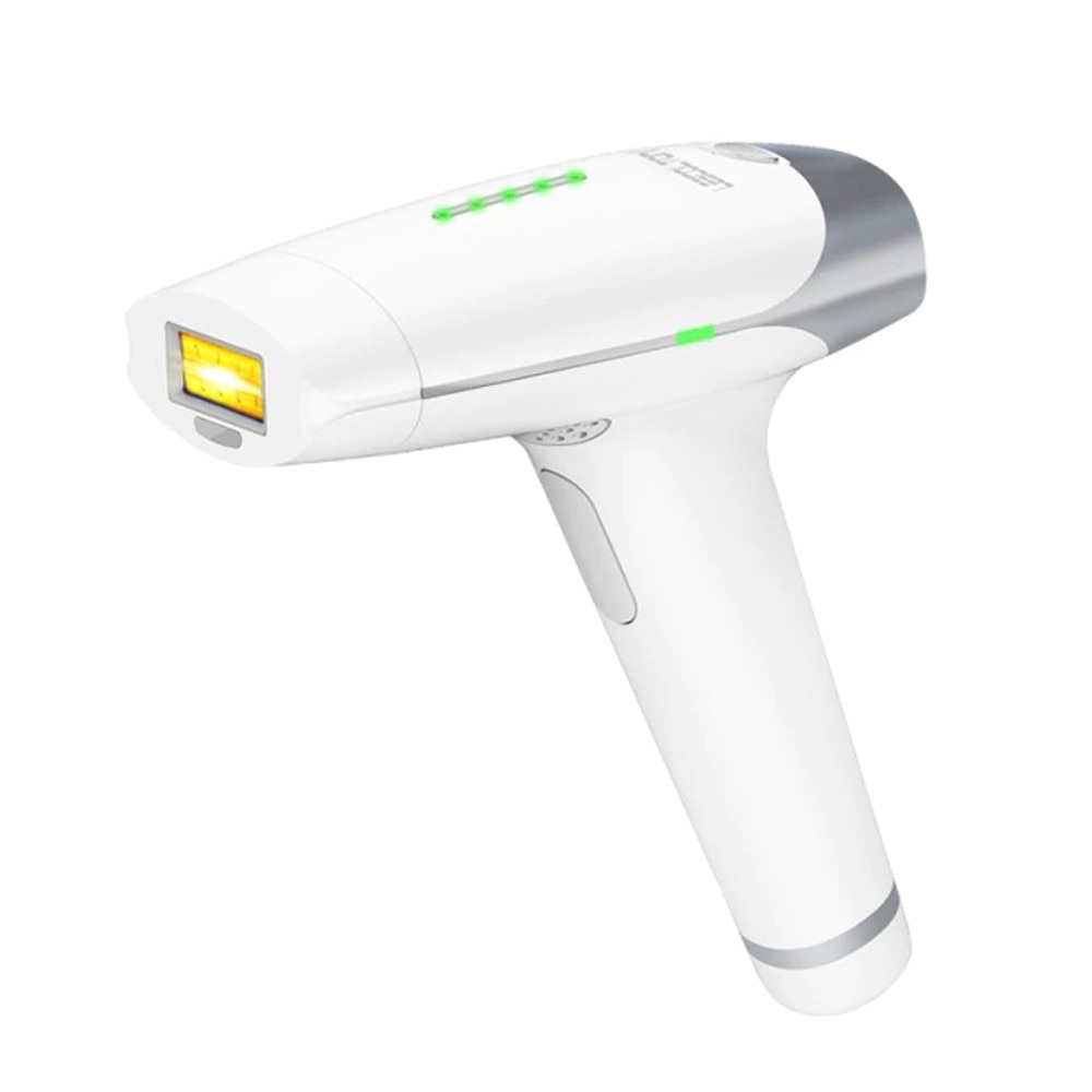 Epilator IPL Lescolton cu maner, epilare definitiva, 400.000 pulsatii, 5 trepte de putere, alb