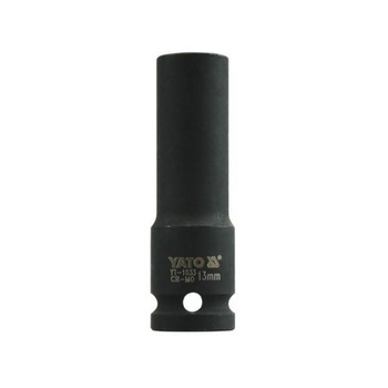Cheie tubulara hexagonala de impact adanca 1/2” 13mm, Yato YT-1033 Cheie tubulara hexagonala de impact adanca 1/2” 13mm, Yato YT-1033