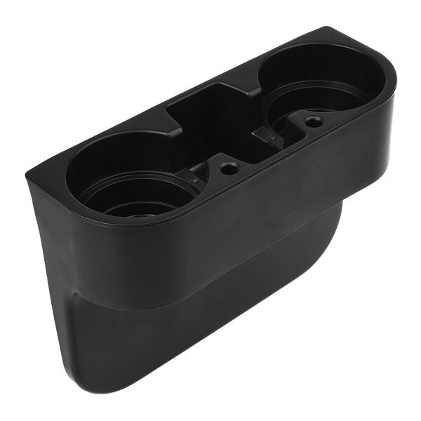 Organizator Auto Cu Suport 2 Pahare, ®Deliny, 3 Compartimente, Negru
