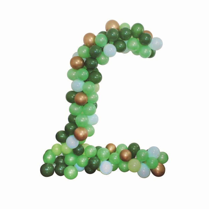 Set 120 baloane pentru aranjament tip arcada , verde