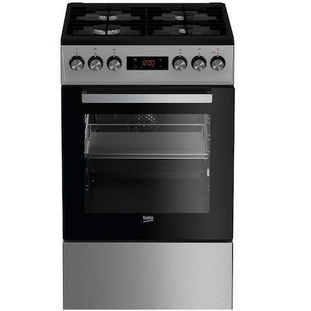 Aragaz Beko FSM52331DXDT, 4 arzatoare, 55 L, Inox