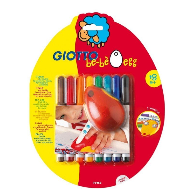 Set 8 carioci si suport Egg Giotto Bebe