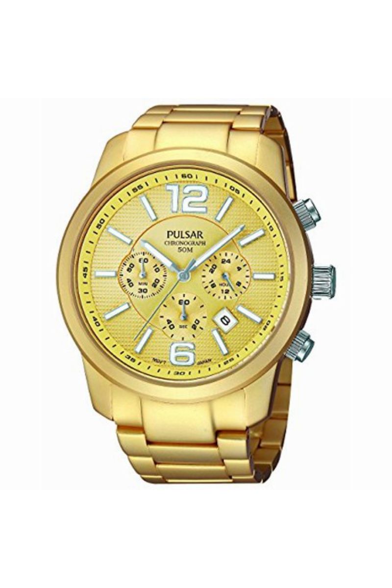 Ceas barbatesc Pulsar, PT3182X1, Auriu