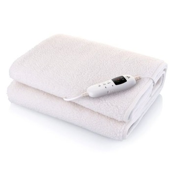 Patura cu incalzire electrica ETA Shawn 5325, 80x160 cm, 60 W, 9 niveluri de temperatura, alba Patura cu incalzire electrica ETA Shawn 5325, 80x160 cm, 60 W, 9 niveluri de temperatura, alba