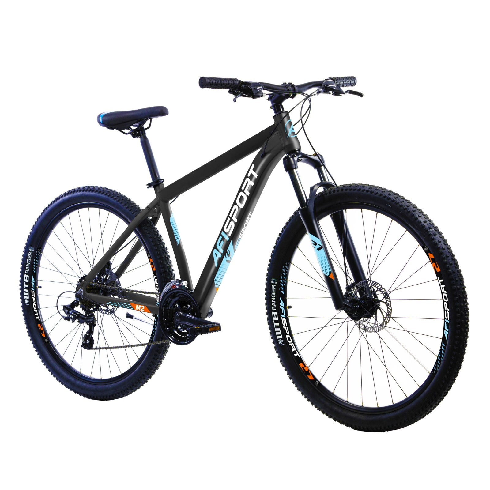 Велосипед MTB Afisport M2 - 27.5 инча, L, Сив - eMAG.bg