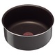 Set de 10 piese Tefal Ingenio Essential, tigaie 20/22/26 cm, craticioara 16/18 cm, capace de plastic 16/18 cm, 2 spatule, maner, negru