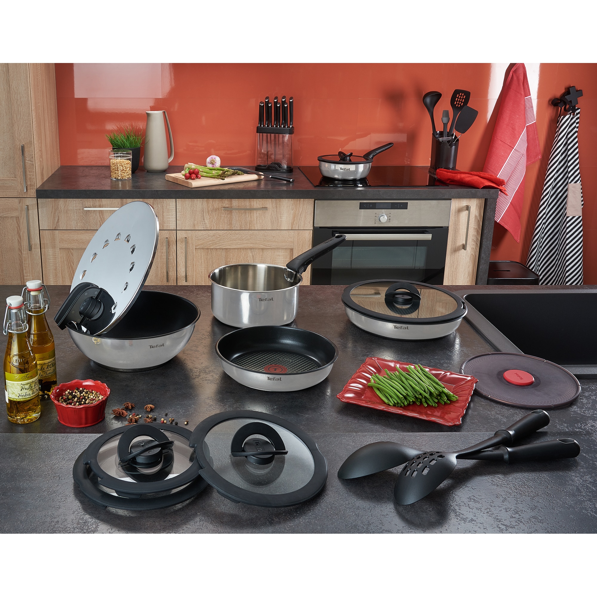 Tefal Ingenio Emotion Tableware Set 10 items ❤️ home delivery from the  store