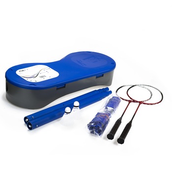 Set 2-in-1, plasa de badminton, 2 rachete, valiza, albastru, Nils ZSB2 Set 2-in-1, plasa de badminton, 2 rachete, valiza, albastru, Nils ZSB2