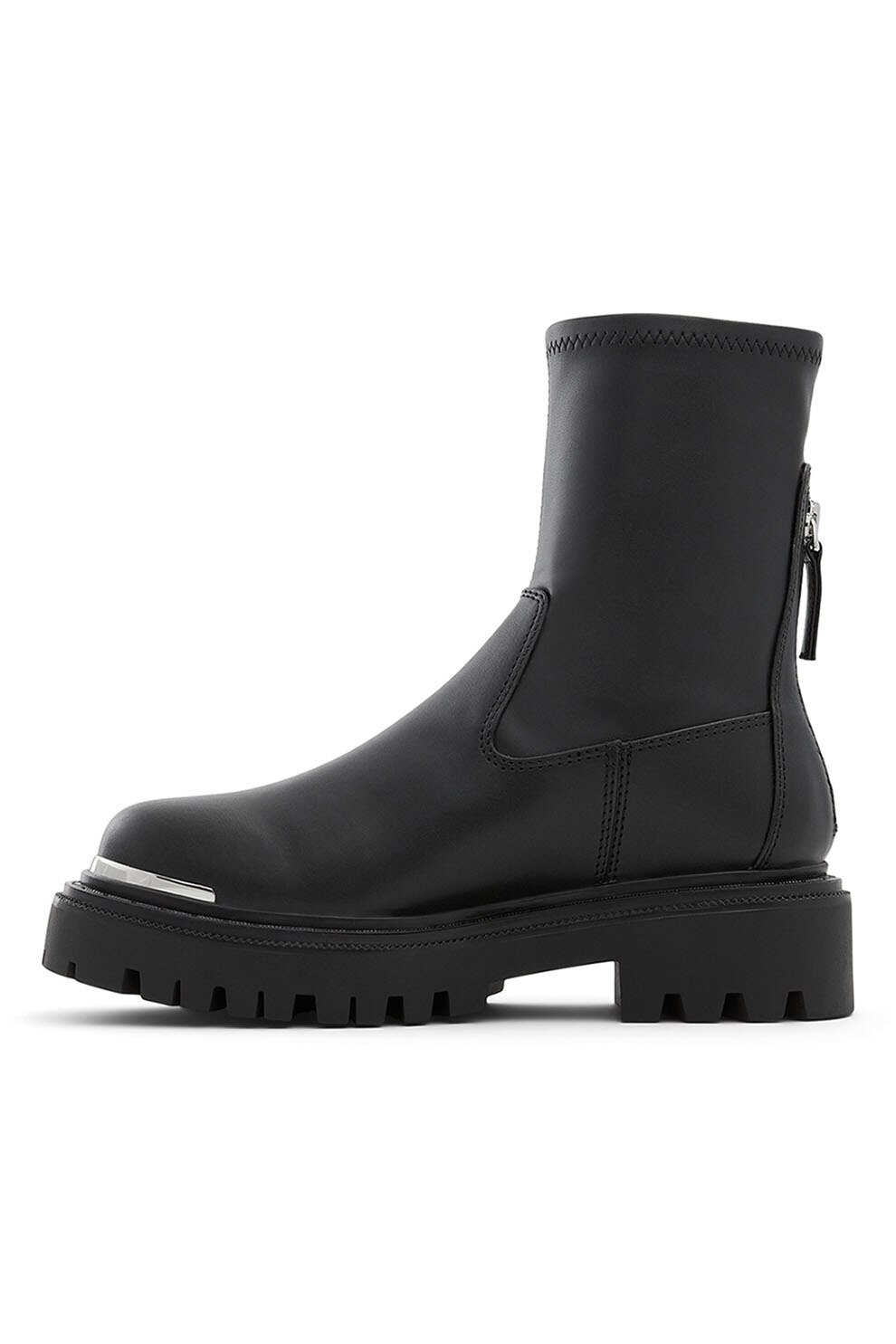 Aldo, Ghete din piele ecologica cu talpa masiva, Negru, 36