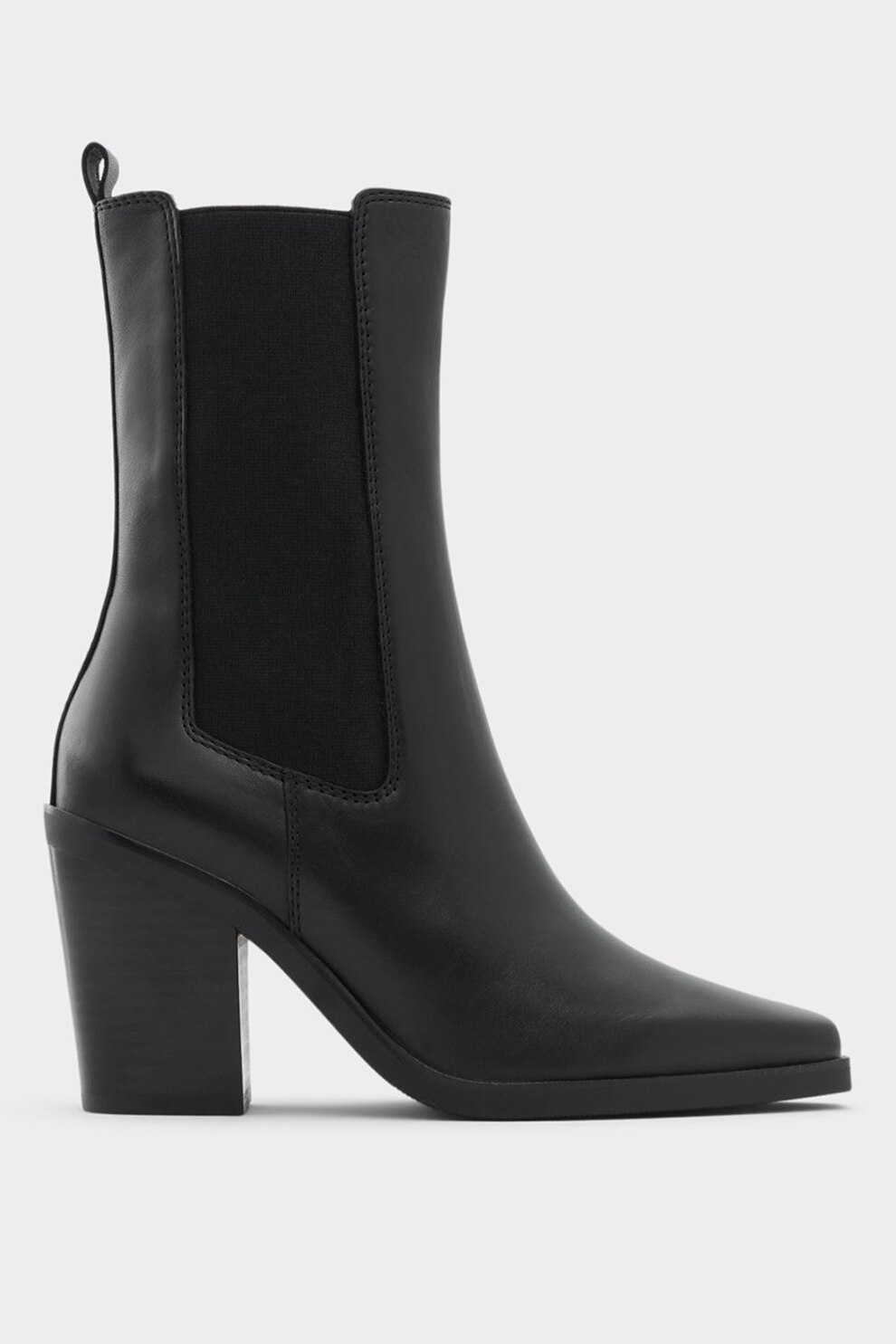 Aldo, Botine cu toc masiv Campera, Negru