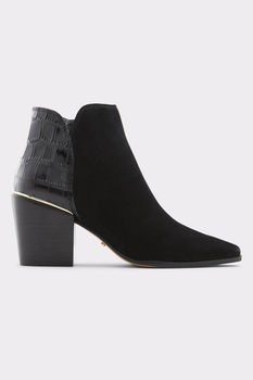 Aldo, Botine cu toc cubanez Equina, Negru Aldo, Botine cu toc cubanez Equina, Negru