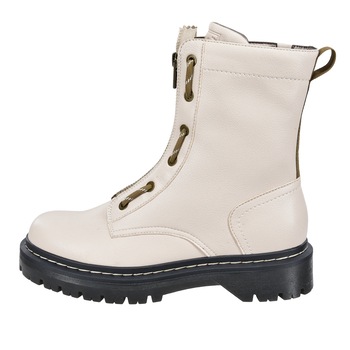 Ghete femei, Bugatti, 431A4P3250005200, Piele ecologica, Bej Ghete femei, Bugatti, 431A4P3250005200, Piele ecologica, Bej