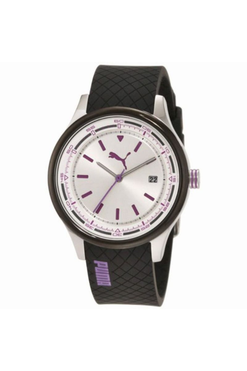 Ceas barbatesc Puma, PU102732003, Negru/Argintiu