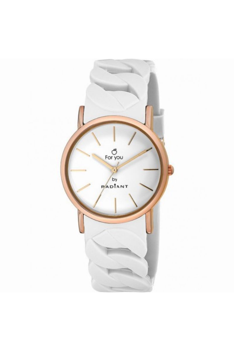 Ceas dama Radiant, RA428602, Alb/Auriu
