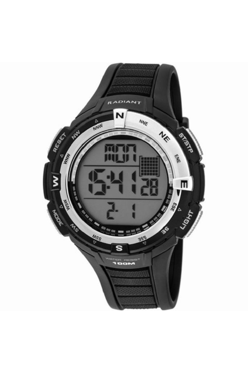 Ceas barbati Radiant, RA398601, Negru/Argintiu