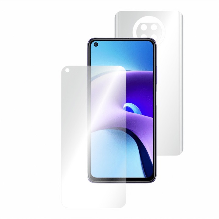 Folie de protectie Antireflex Mata Smart Protection compatibil cu Xiaomi Redmi Note 9T 5G fullbody respectiv display si spate