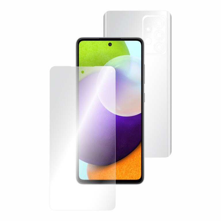 Folie de protectie Clasic Smart Protection compatibil cu Samsung Galaxy A52 fullbody respectiv display si spate