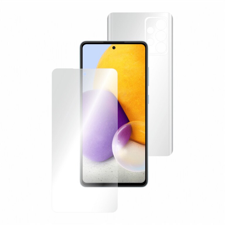 Folie de protectie Clasic Smart Protection compatibil cu Samsung Galaxy A72 fullbody respectiv display si spate