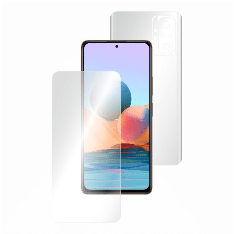 Folie de protectie Clasic Smart Protection compatibil cu Xiaomi Redmi Note 10 Pro fullbody respectiv display si spate