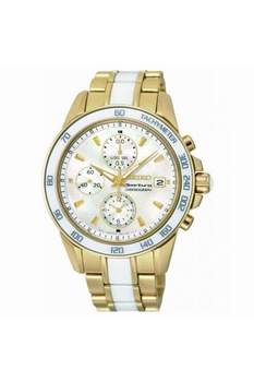 Ceas dama Seiko, SNDX02P1, Auriu/Alb Ceas dama Seiko, SNDX02P1, Auriu/Alb