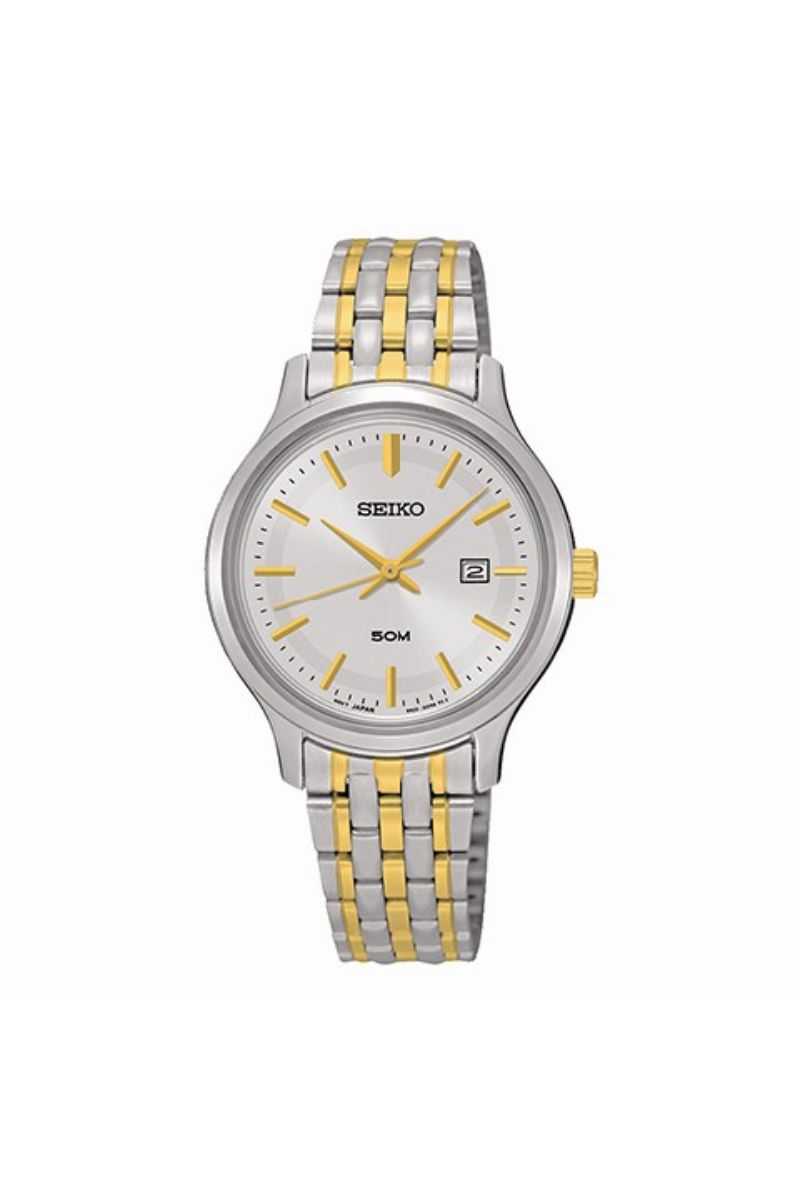 Ceas dama Seiko, SUR793P1, Auriu/Argintiu