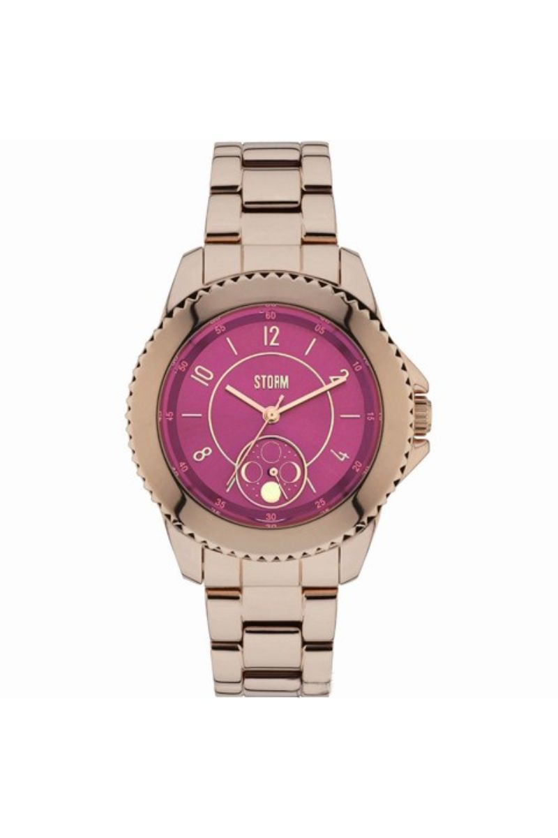 Ceas dama Storm London, 47253 / MG, Auriu/Roz
