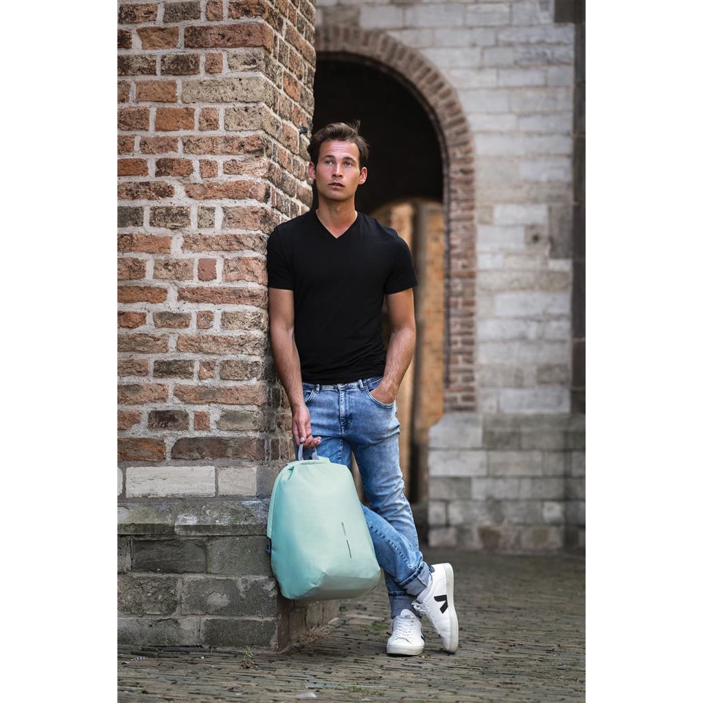 Rucsac Antifurt Bobby Soft 15,6 inch Verde Mint