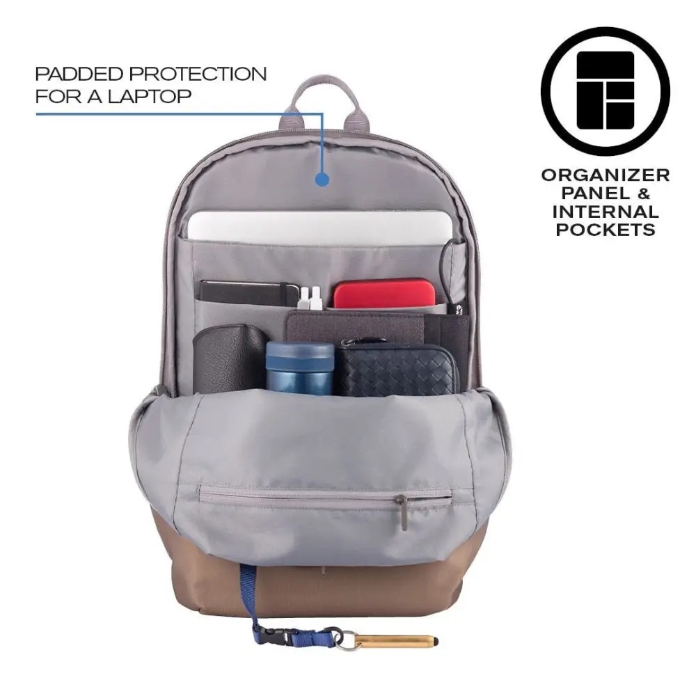 Rucsac notebook 15.6 inch Bobby Soft, Brown