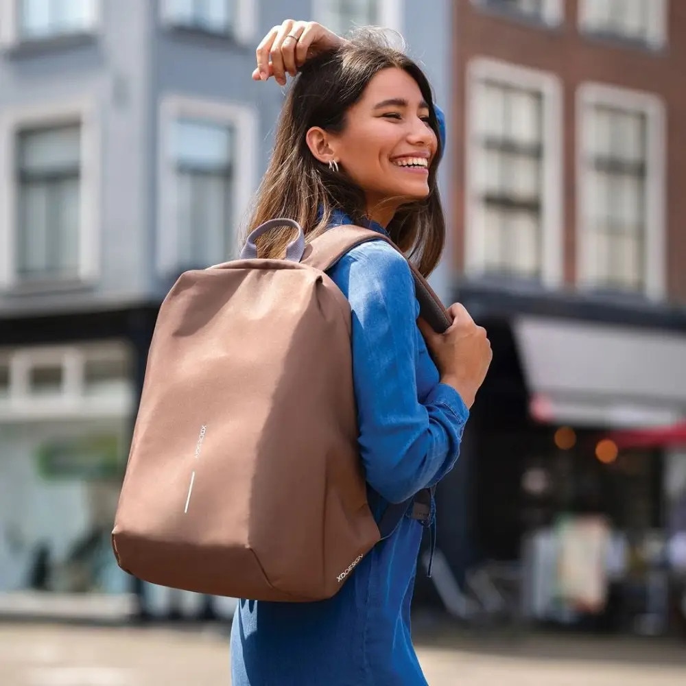 Rucsac notebook 15.6 inch Bobby Soft, Brown