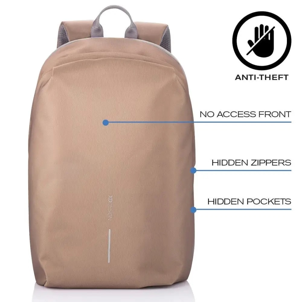 Rucsac notebook 15.6 inch Bobby Soft, Brown