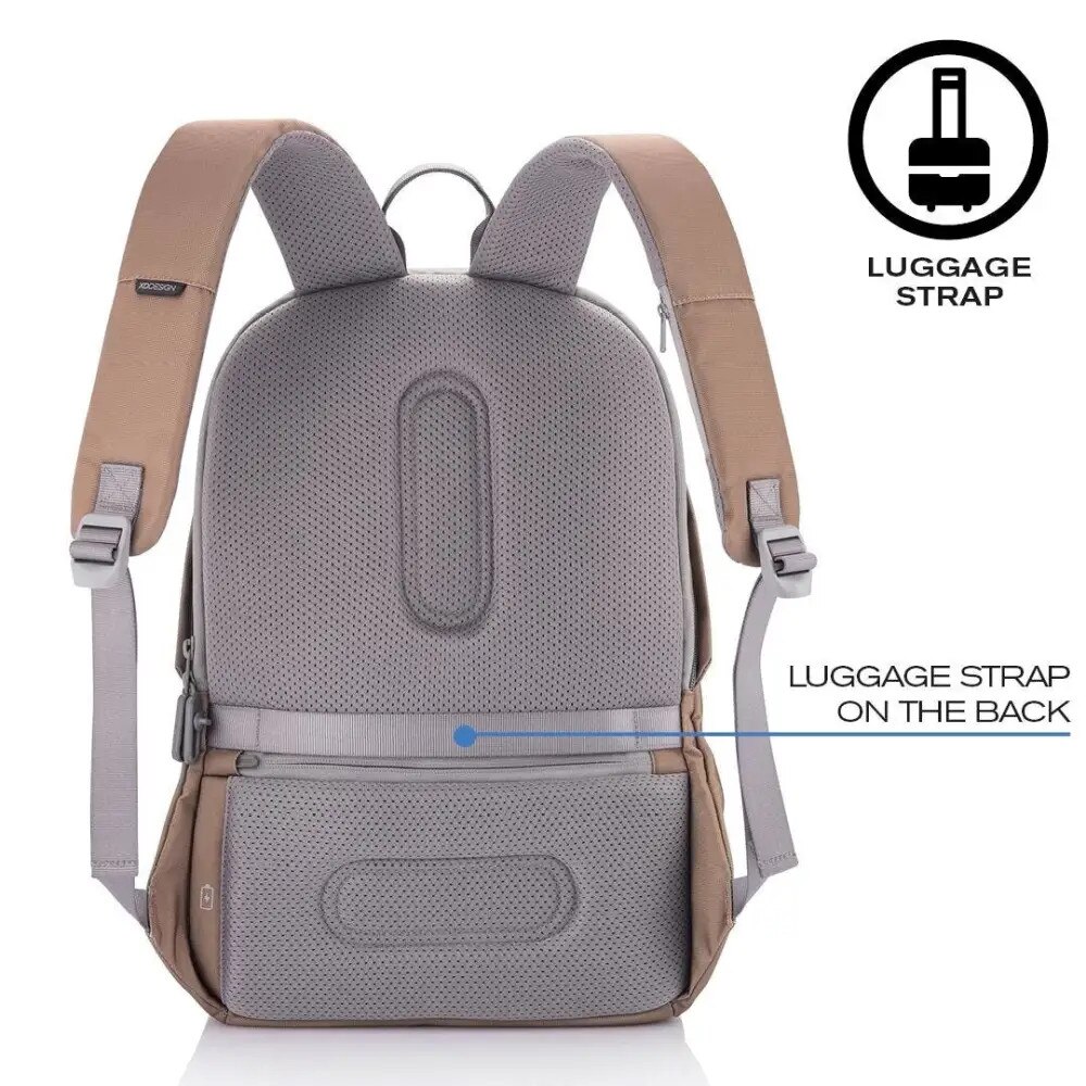 Rucsac notebook 15.6 inch Bobby Soft, Brown