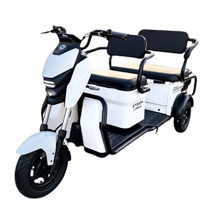 Tricicleta electrica 2 locuri Z-Tech ZT 31, 72 V 20 Ah, fara permis, alb