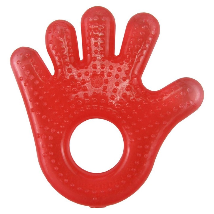 Golyós gumigyűrű, rózsaszín, 08/8212, Primii Pasi