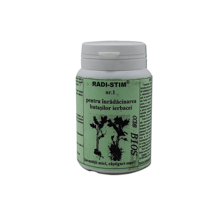 Biostimulator Radi Stim 1 pentru inradacinarea butasilor erbacei, 100 grame