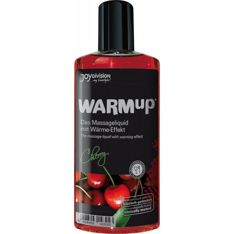 Lubrifiant WarmUp pentru masaj, cu efect de incalzire si aroma de cirese, 150 ml