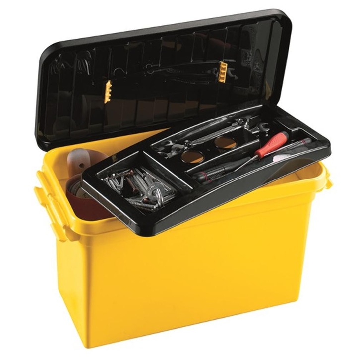 Heidrun Briko-Box 15L tároló doboz szerszámos tetővel