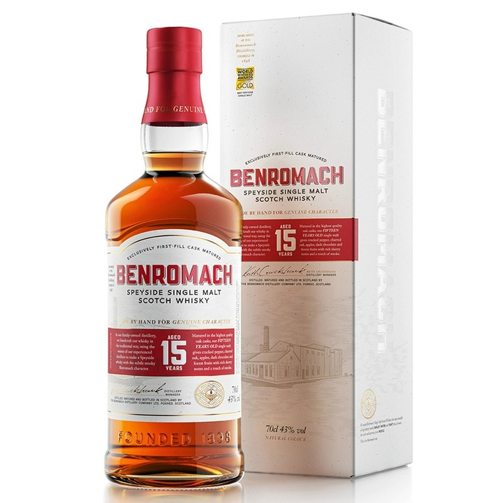 Benromach 15 éves New Edition whisky 0,7 43%