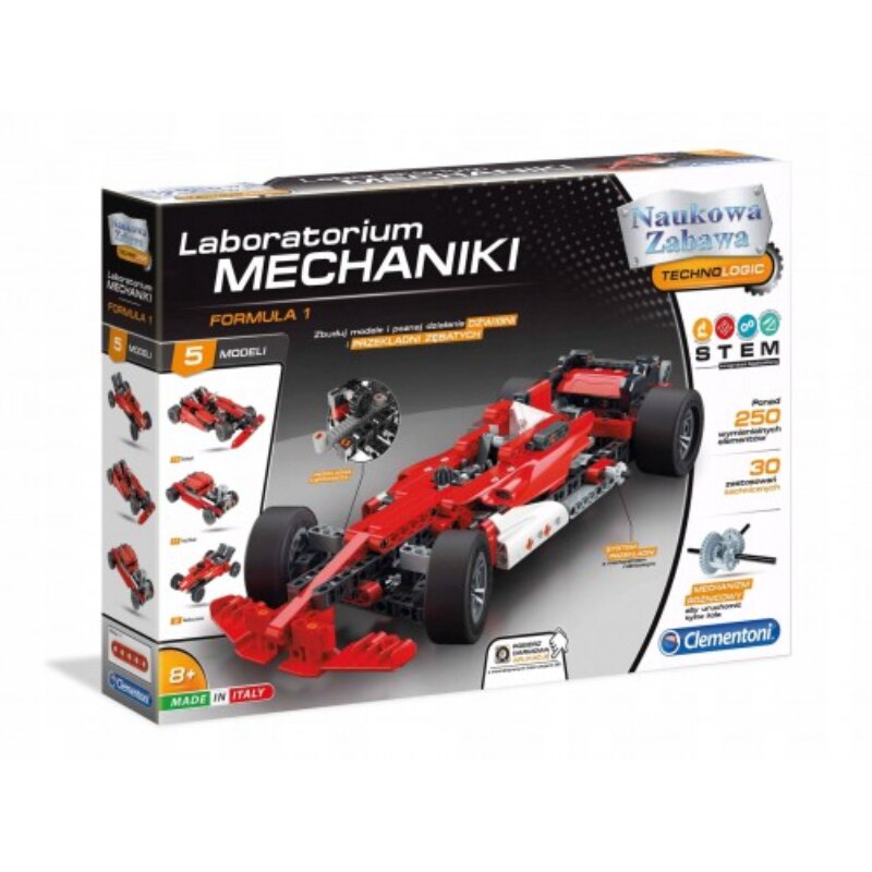 Set educativi: Laboratorul de mencanica Formula 1, Clementoni, 8 ani+