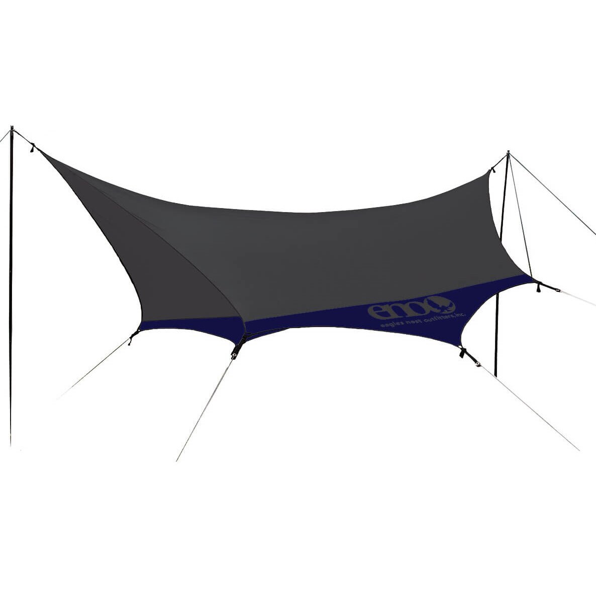 Prelata camping ENO Super Fly, Nailon, 400x430 cm, Gri