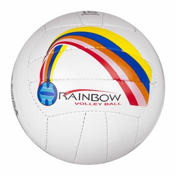 Minge volley, Spartan, Rainbow, PVC, cusuta manual, 18 panouri, marime oficiala Minge volley, Spartan, Rainbow, PVC, cusuta manual, 18 panouri, marime oficiala
