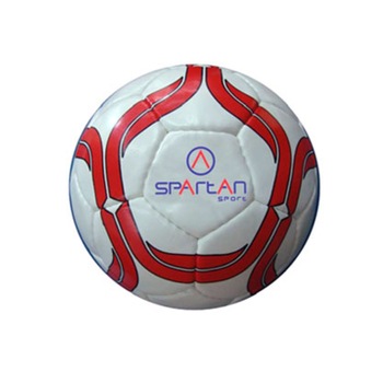 Minge de fotbal, SPARTAN, Club Junior, marimea 3, 32 panouri, D 60 cm, alb/rosu, PU, pentru toate conditiile meteorologice Minge de fotbal, SPARTAN, Club Junior, marimea 3, 32 panouri, D 60 cm, alb/rosu, PU, pentru toate conditiile meteorologice
