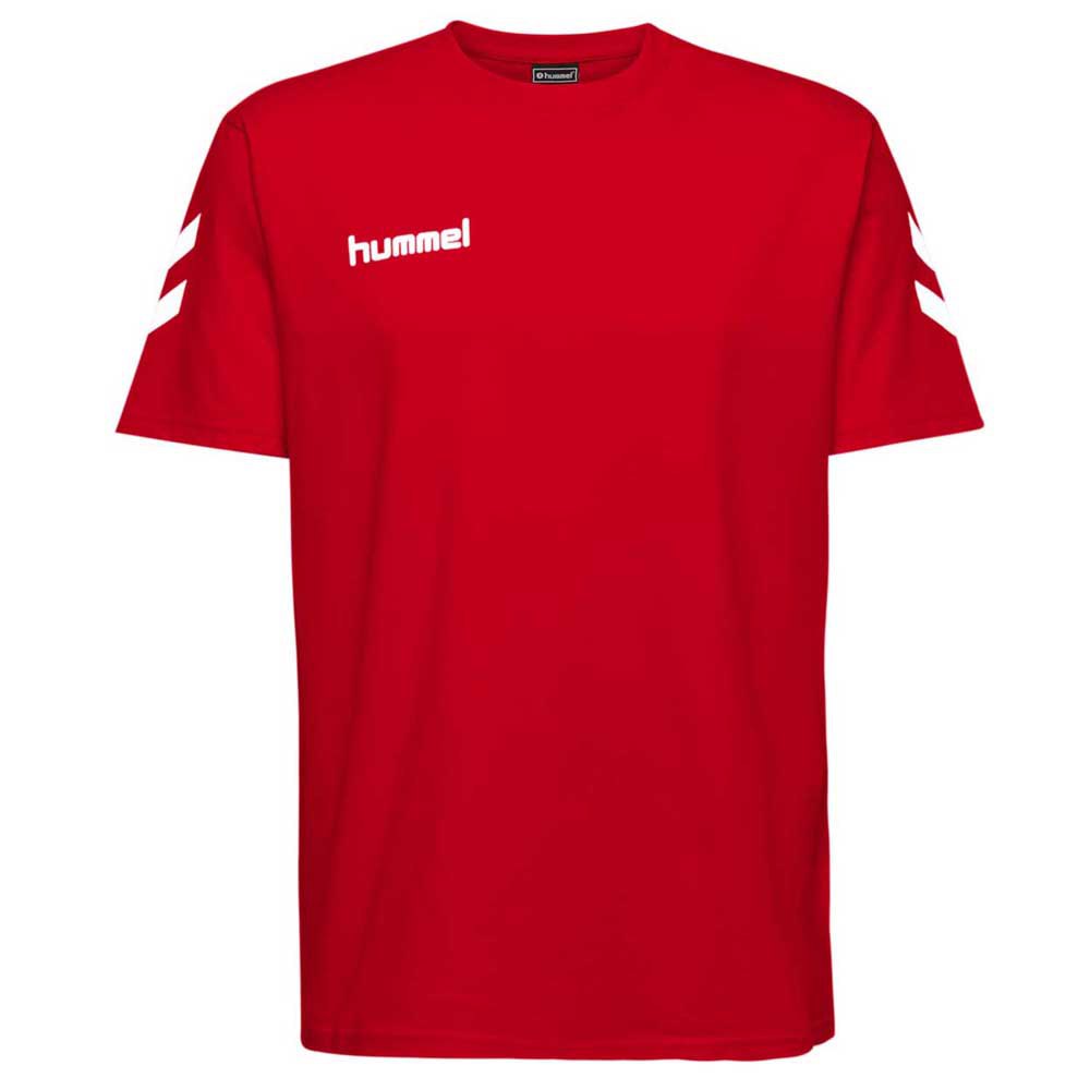 Tricou sport Hummel Go Kids Cotton S/S, Rosu/Alb